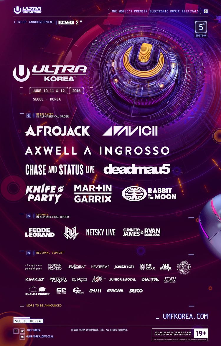 Ultra Korea Ultra Korea Announces Phase 2 Lineup Ultra Music Festival