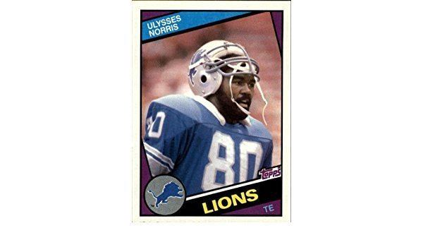 Ulysses Norris Amazoncom 1984 Topps Football Card 259 Ulysses Norris Near Mint