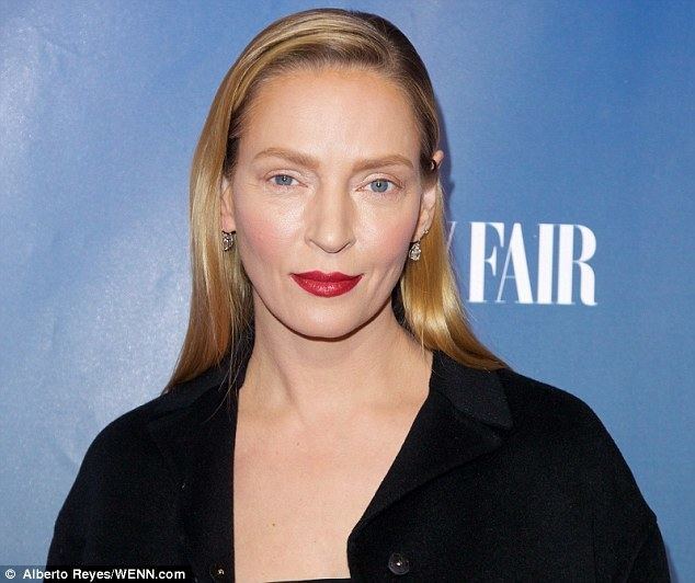 Uma Thurman Uma Thurman blames new face on an experimental beauty look