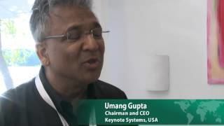 Umang Gupta Interview Umang Gupta Chairman and CEO Keynote Systems USA at 12th