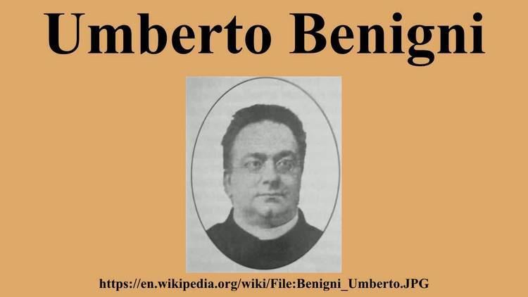 Umberto Benigni Umberto Benigni YouTube