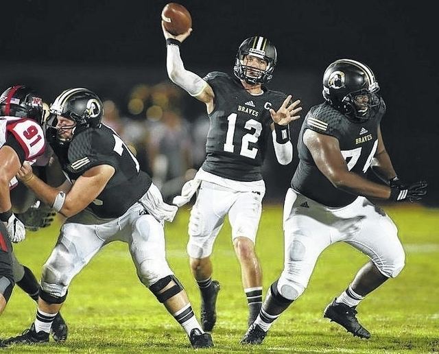 UNC Pembroke Braves football Robesonian UNCP football improves to 40