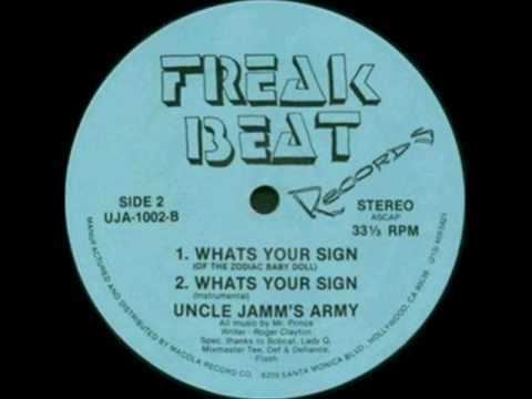 Uncle Jamm's Army Uncle Jamm39s Army What39s Your Sign 1985 Vocoder Electro YouTube