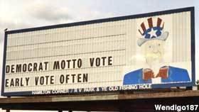 Uncle Sam billboard Chehalis WA RightWing Uncle Sam Billboard