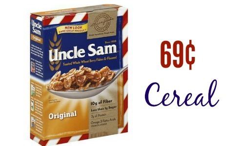 Uncle Sam Cereal Publix Deal 69 Uncle Sam39s Cereal Southern Savers