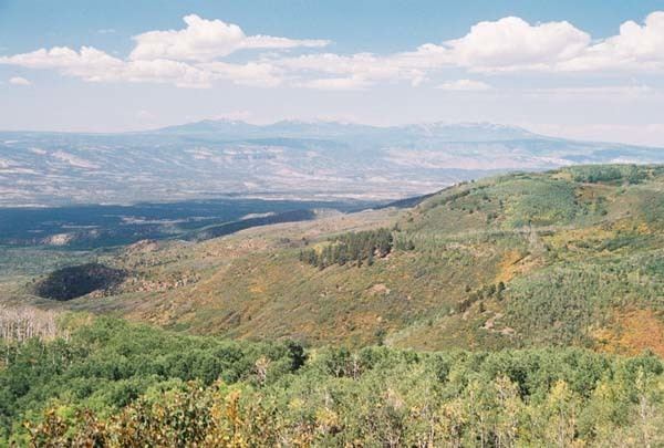 Uncompahgre Plateau Major Local Landforms