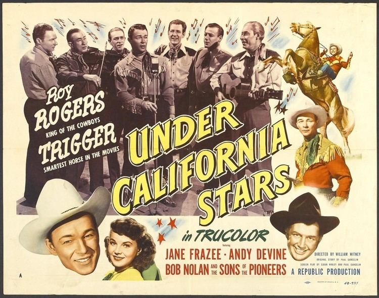 ROY ROGERS IN UNDER CALIFORNIA STARS 1948 Comic Book and Movie