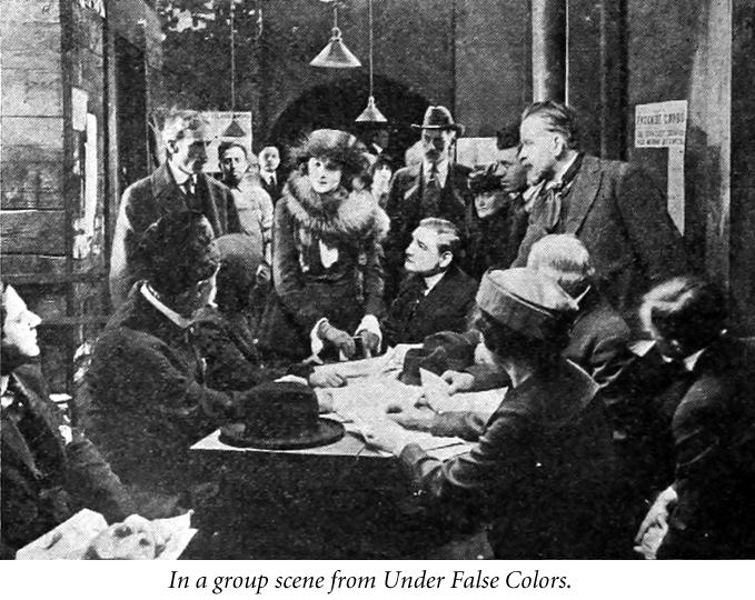 Under False Colors (1917 film) movie scenes National Red Cross Pageant movie scenes Nonetheless she would work with both Chautard and Warde again