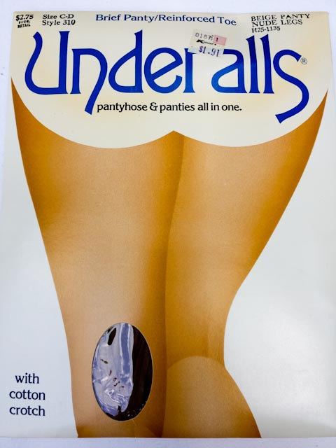 Underalls Items similar to 3 pair Vintage Underalls Pantyhose amp Panties All In
