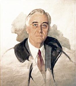 Unfinished portrait of Franklin D. Roosevelt Unfinished portrait of Franklin D Roosevelt Wikipedia
