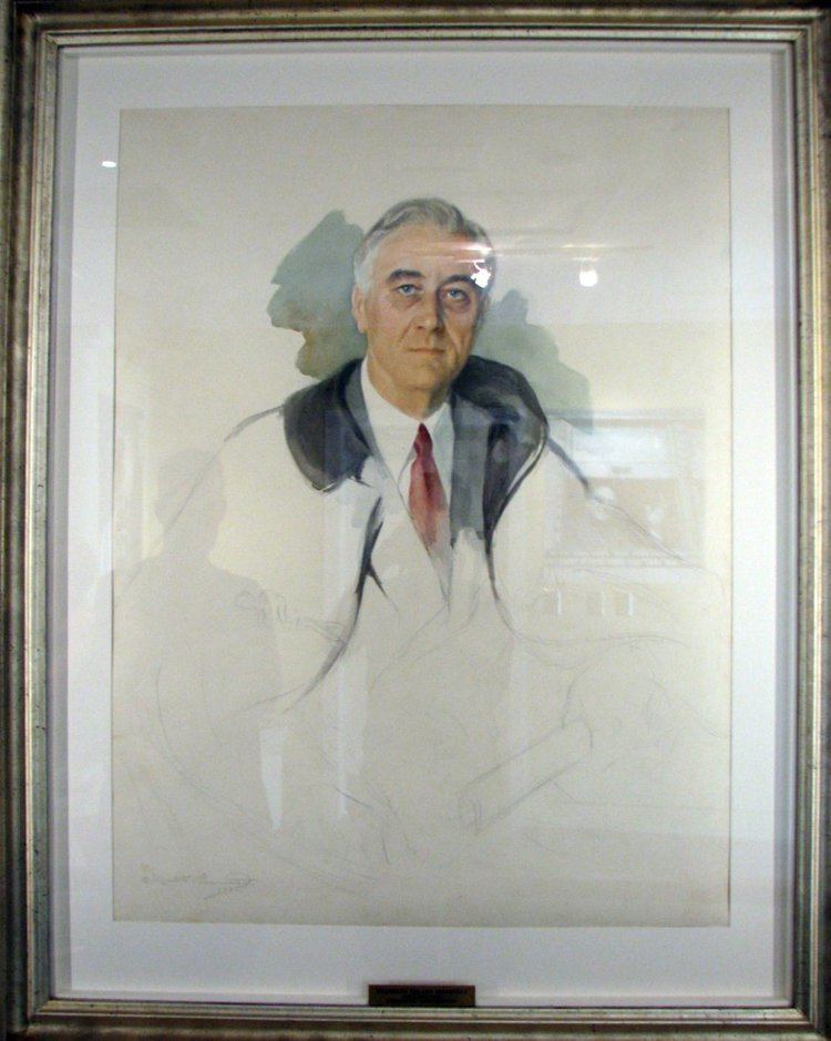 Unfinished portrait of Franklin D. Roosevelt httpssknichollsfileswordpresscom201310unf