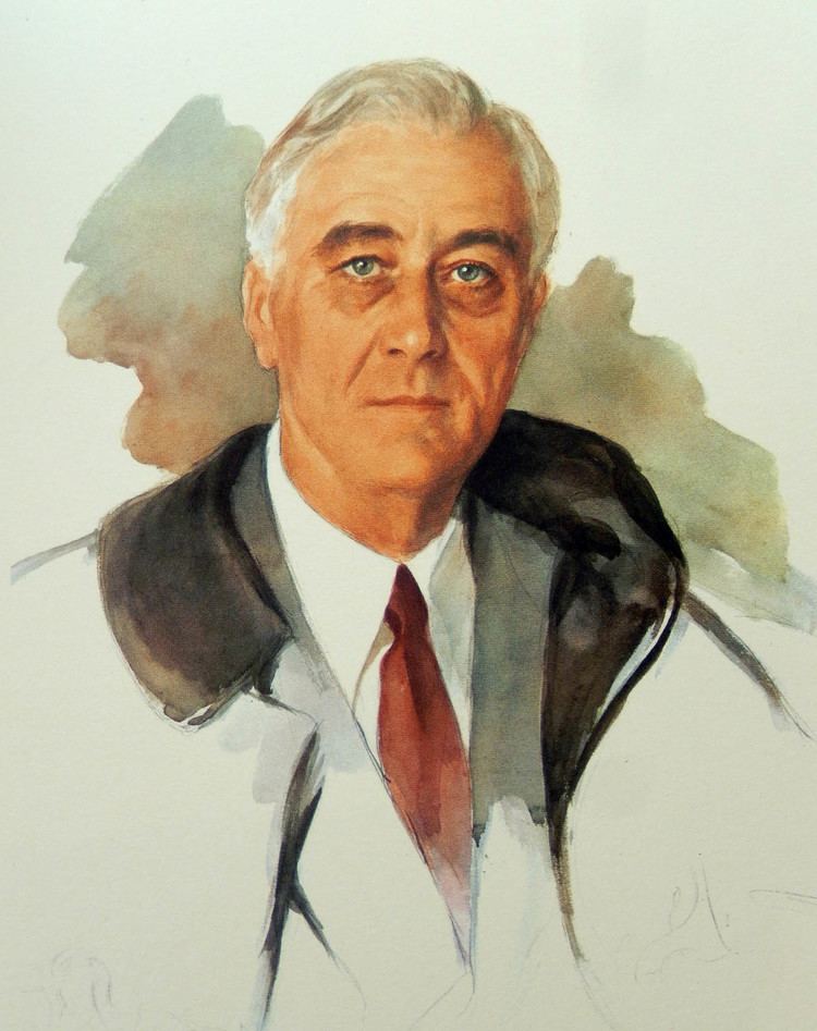 Unfinished portrait of Franklin D. Roosevelt Little White House Real Travel Adventures