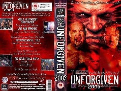 Unforgiven (2003) WWE Unforgiven 2003 DVD Review YouTube