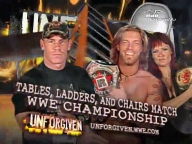 Unforgiven (2006) Edge vs John Cena TLC amp WWE Championship Match Unforgiven 2006