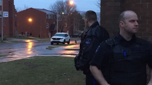 Uniacke Square Uniacke Square blocked off by Halifax Police after alleged gun