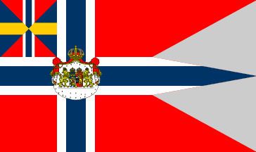 Union between Sweden and Norway NorwegianSwedish Union Royal Flag 18441905