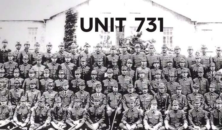 Unit 731 is an adopted name and it was known before as Epidemic Prevention and Water Purification Department of the Kwantung Army having serious faces wearing an army uniform.