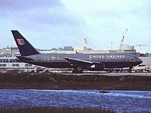 United Airlines Flight 175 at the airport before its flight.