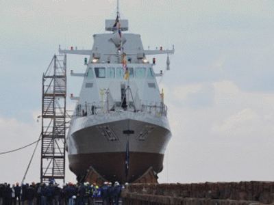 United Arab Emirates Navy Fincantieri launches first stealth patrol vessel for UAE Navy