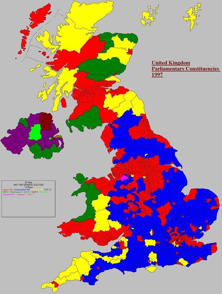 United Kingdom general election, 1997 UK Elect 1997 General Election