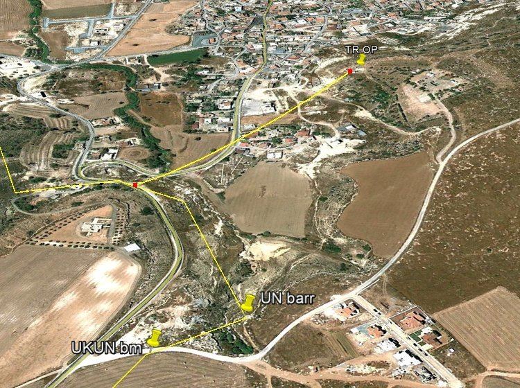 United Nations Buffer Zone in Cyprus Jan S Krogh39s Geosite UKUN Boundary on Cyprus