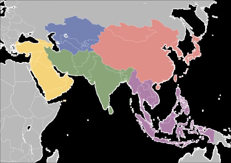 United Nations geoscheme for Asia