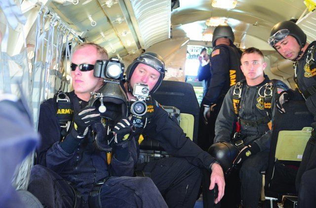 United States Army Parachute Team NCOs of the US Army Parachute Team Knights of the Sky Article