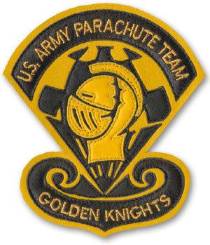 United States Army Parachute Team wwwdhc4and5orgpatchgoldenknightsjpg