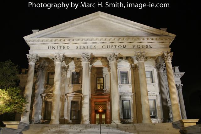 United States Custom House (Charleston, South Carolina) US Custom House at Night Charleston SC Charleston South