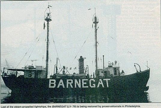 United States lightship Barnegat (LV-79) LV 79WAL 506 Barnegat Lightship