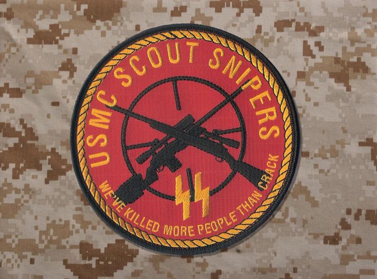 United States Marine Corps Scout Sniper United States Marine Corps Scout francotirador Parche infantera