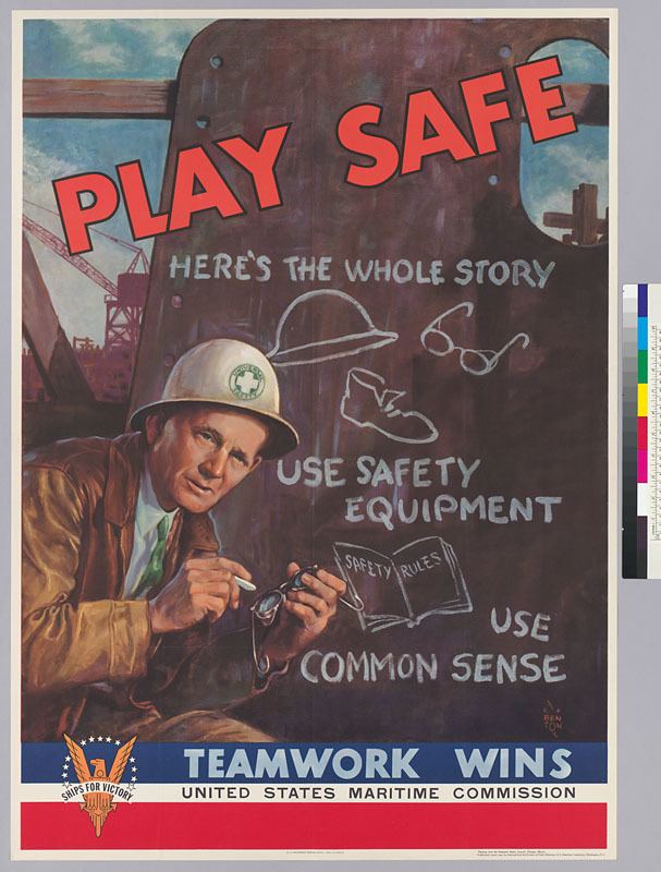United States Maritime Commission Play Safe Teamwork wins United States Maritime Commission Ships