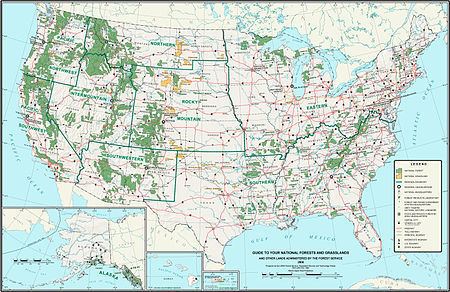 United States National Forest List of US National Forests Wikipedia