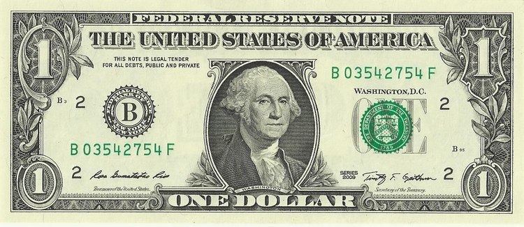 United States one-dollar bill