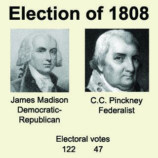 United States presidential election, 1808 The Election of the President Throughout US History