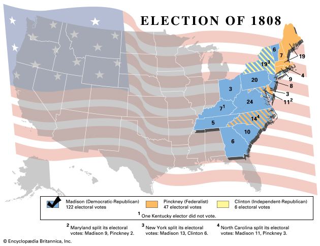 United States presidential election, 1808 United States presidential election of 1808 United States