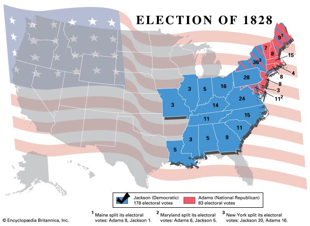 United States presidential election, 1828 United States presidential election of 1828 United States