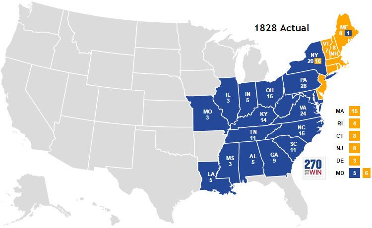 United States presidential election, 1828 Presidential Election of 1828