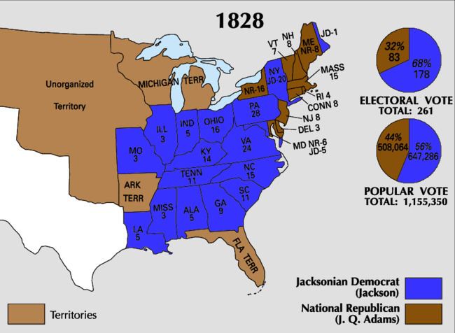United States presidential election, 1828 United States Presidential Election 1828