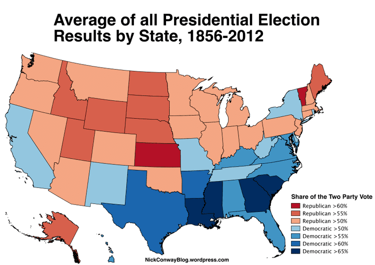 United States presidential election, 1856 Combined Presidential Elections 18562012 Nick Conway