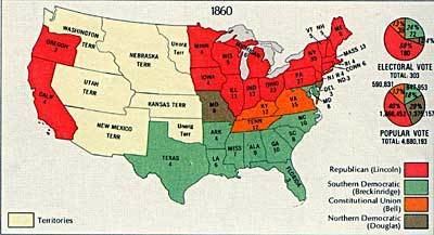 United States presidential election, 1860 The Election of 1860 ushistoryorg