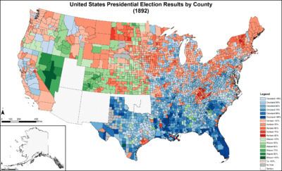 United States presidential election, 1892 United States presidential election 1892 Wikipedia