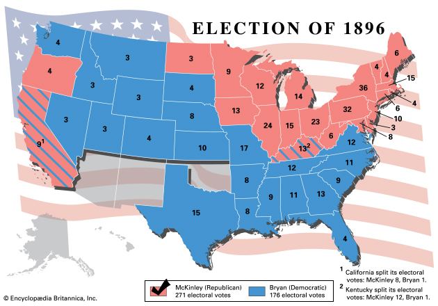 United States presidential election, 1896 United States presidential election of 1896 United States