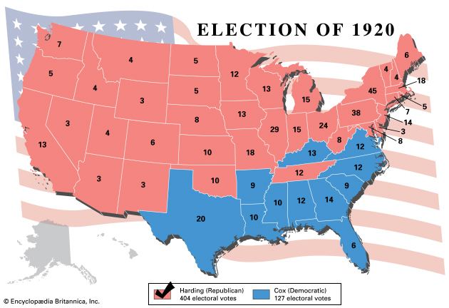 United States presidential election, 1920 United States presidential election of 1920 United States