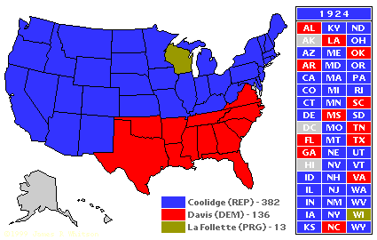 United States presidential election, 1924 President Elect 1924