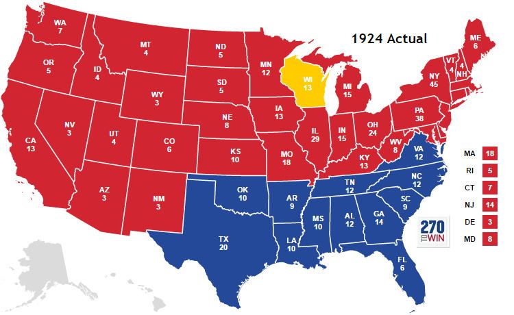 United States presidential election, 1924 Presidential Election of 1924