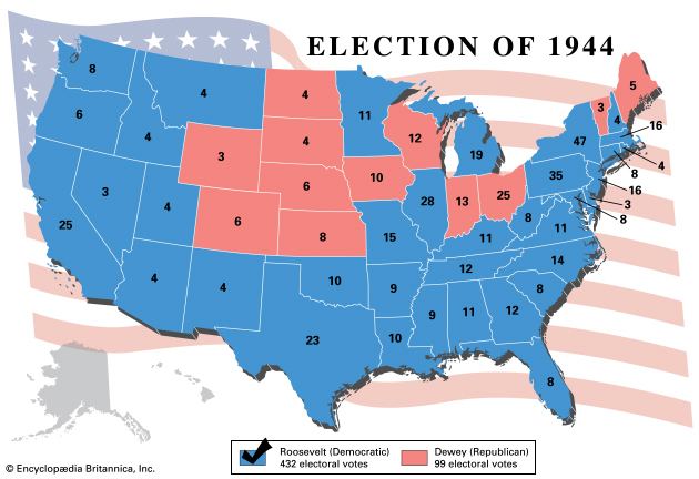 United States presidential election, 1944 United States presidential election of 1944 United States