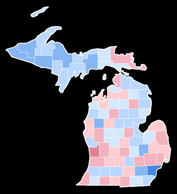 United States presidential election in Michigan, 1992