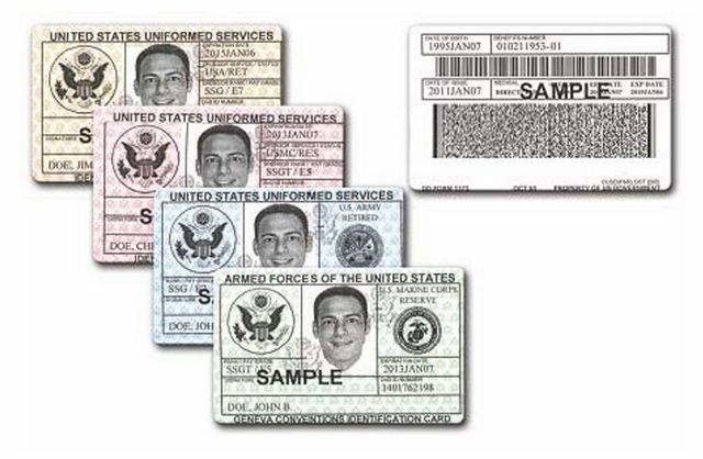 United States Uniformed Services Privilege and Identification Card