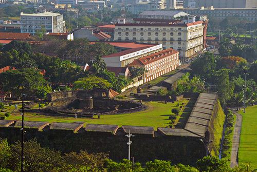 Universidad de San Ignacio's former location being occupied by the Pamantasan ng Lungsod ng Maynila